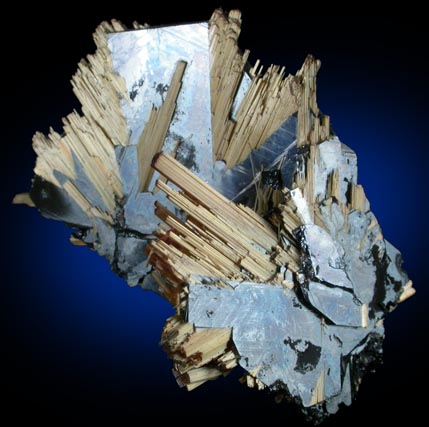 Rutile and Hematite from Novo Horizonte, Bahia, Brazil