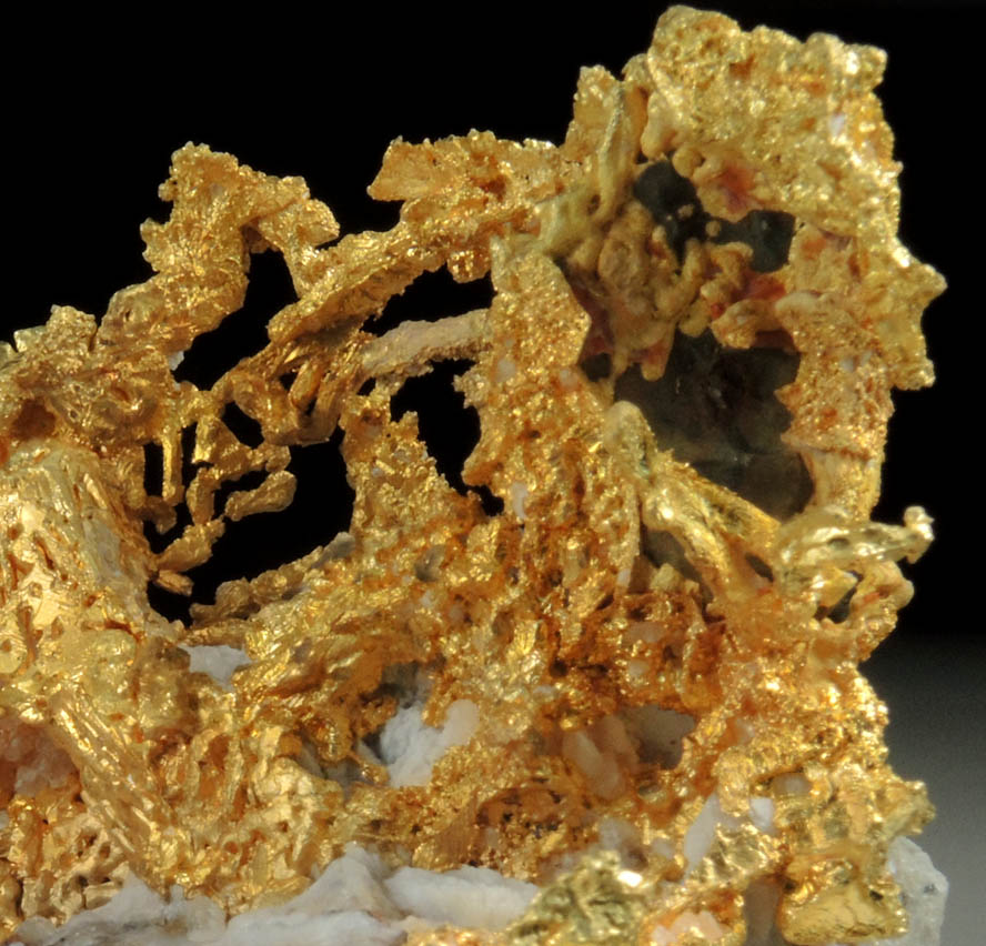 Gold in Quartz from Colorado Quartz Mine, Mariposa County, California