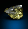 Diamond (0.40 carat yellow-green asymmetric crystal) from Argyle Mine, Kimberley, Western Australia, Australia