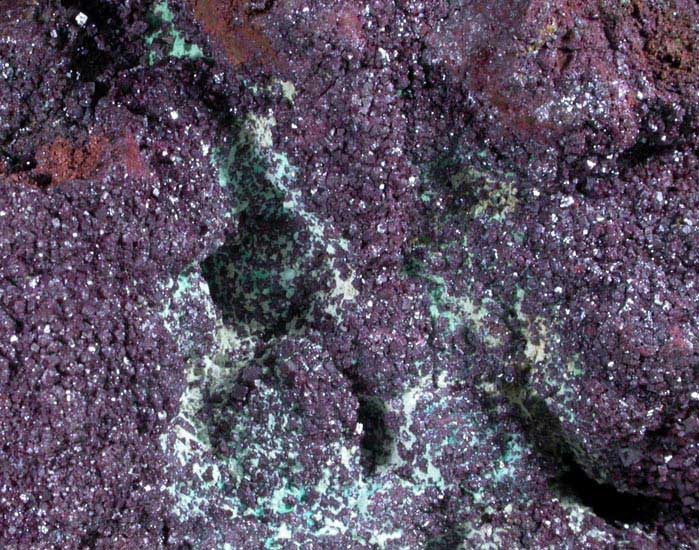 Cuprite over Copper from Bisbee, Warren District, Cochise County, Arizona