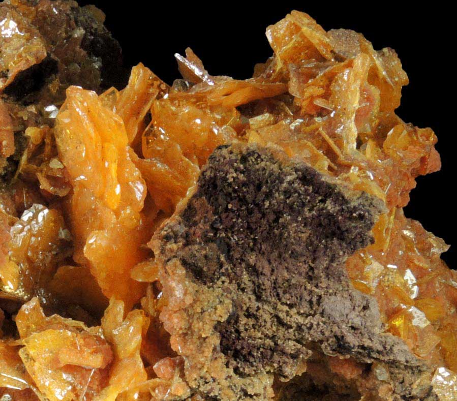 Wulfenite and Mimetite from San Francisco Mine, Cerro Prieto, north of Cucurpe, Sonora, Mexico