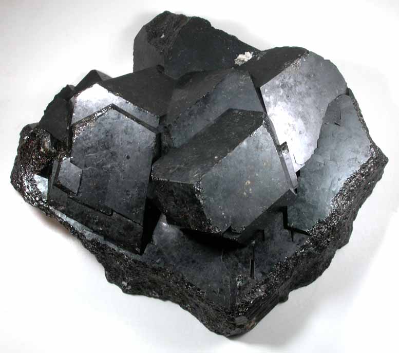 Andradite var. Melanite Garnet from Ojos Espaoles Mine (Mina La Prieta Linda), Chihuahua, Mexico