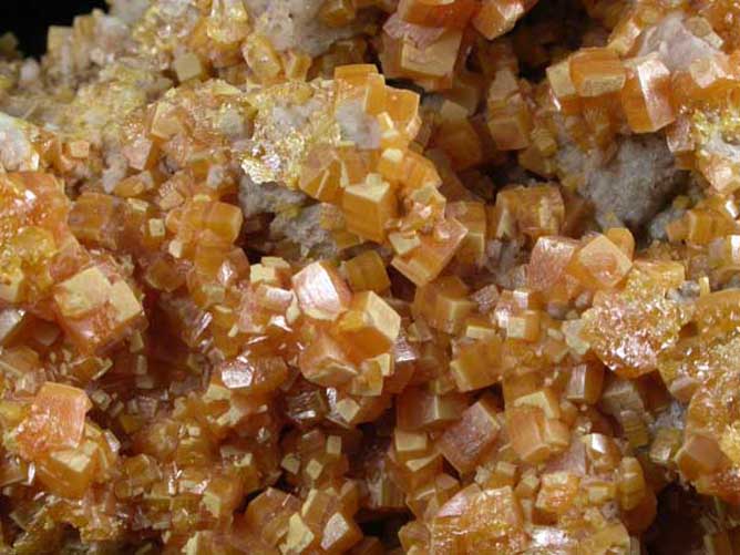 Wulfenite with Quartz from Bleiberg, Carinthia, Austria (Type Locality for Wulfenite)