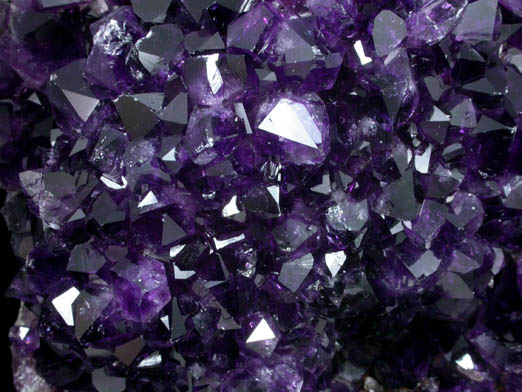 Quartz var. Amethyst from Catalan Agate-Amethyst District, Southern Paran Basalt Basin, Artigas, Uruguay