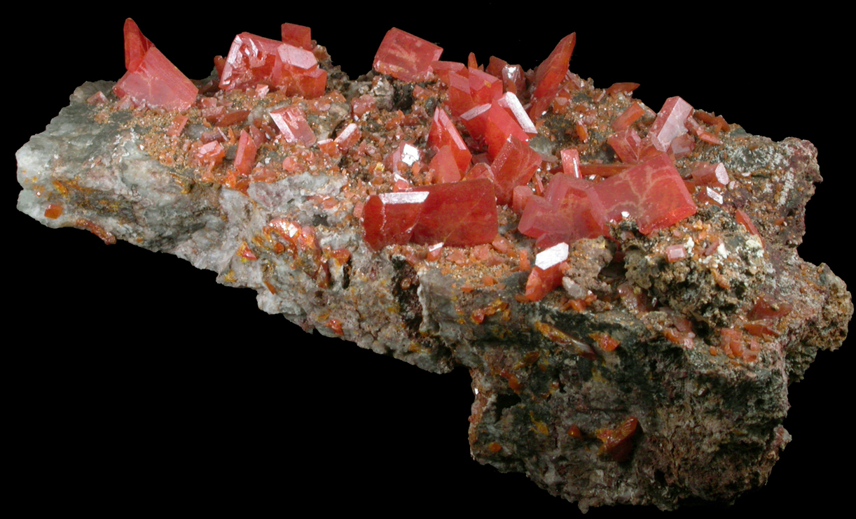 Wulfenite from Red Cloud Mine, Silver District, La Paz County, Arizona