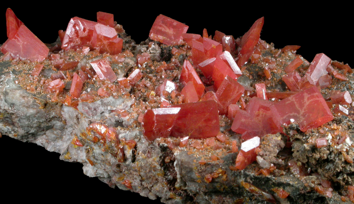 Wulfenite from Red Cloud Mine, Silver District, La Paz County, Arizona