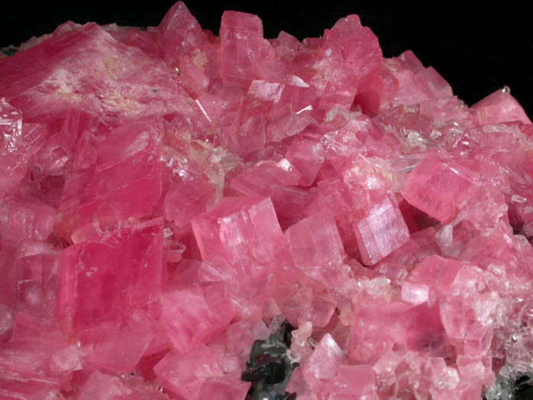 Rhodochrosite with Sphalerite from Sweet Home Mine, Buckskin Gulch, Alma District, Park County, Colorado