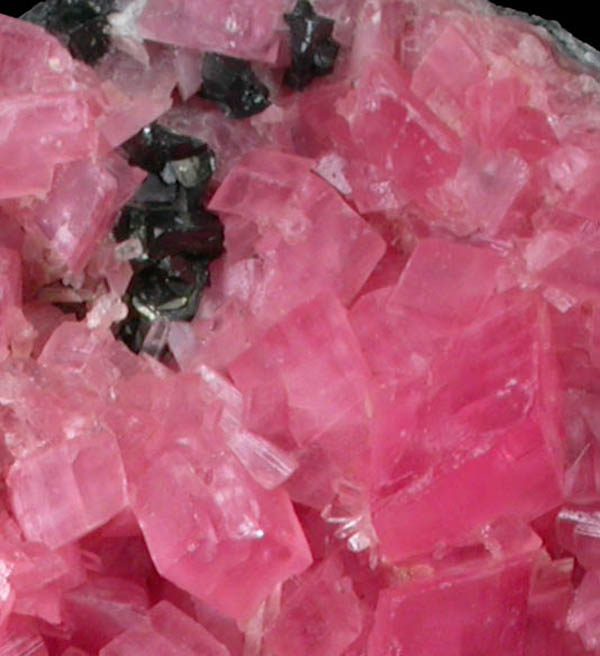 Rhodochrosite with Sphalerite from Sweet Home Mine, Buckskin Gulch, Alma District, Park County, Colorado