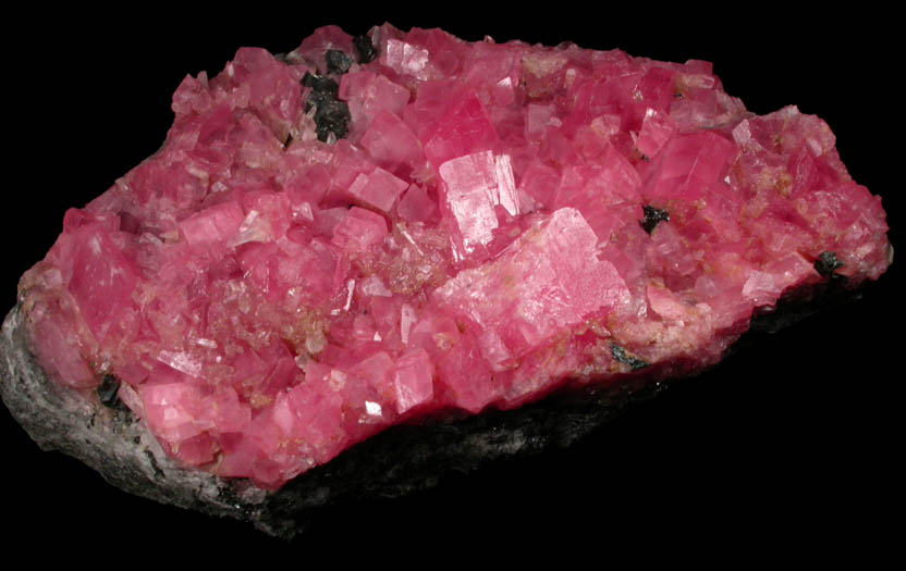 Rhodochrosite with Sphalerite from Sweet Home Mine, Buckskin Gulch, Alma District, Park County, Colorado