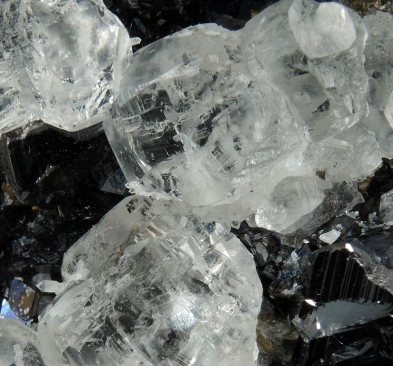 Fluorite on Sphalerite from Naica District, Saucillo, Chihuahua, Mexico