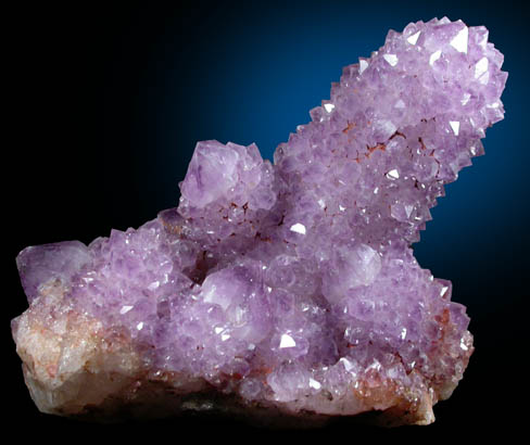 Quartz var. Amethyst Quartz (Cactus Quartz) from Boekenhouthoek area, Mpumalanga Province, South Africa