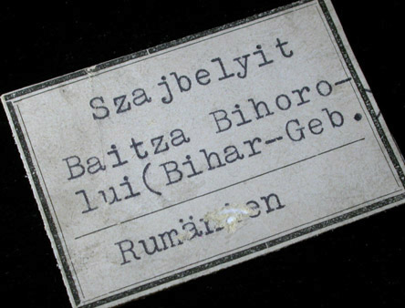 Szaibelyite from Baita, Bihor, Romania (Type Locality for Szaibelyite)