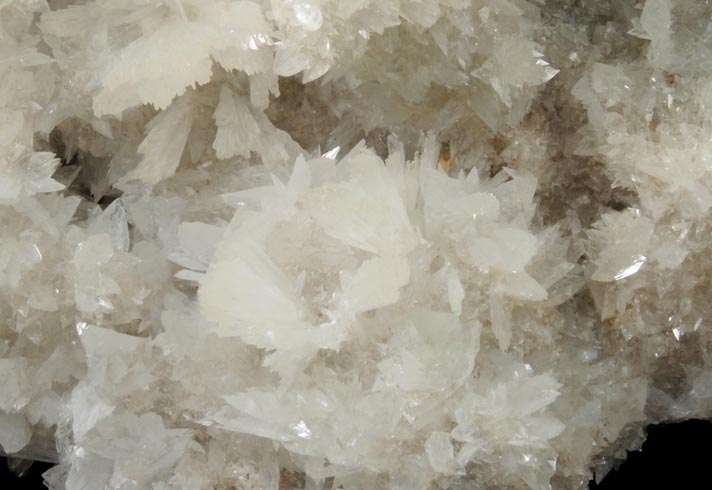 Hydroboracite on Colemanite from Thompson Shaft (Boraxo Pit #3), Ryan District, near Furnace Creek, Death Valley, Inyo County, California (Type Locality for Colemanite)