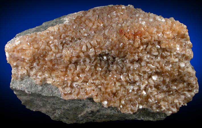 Stilbite with Calcite and Pyrite from 700' level, Sta.167, Queens Tunnel of NYC Water Tunnel #3, Woodside, Queens, New York City, New York