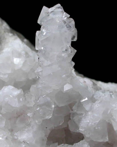 Quartz pseudomorph after Anhydrite from Bennett Prospect, Southbury, New Haven County, Connecticut