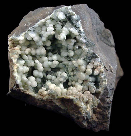 Prehnite from Braen's Son's Quarry, Hawthorne, Passaic County, New Jersey