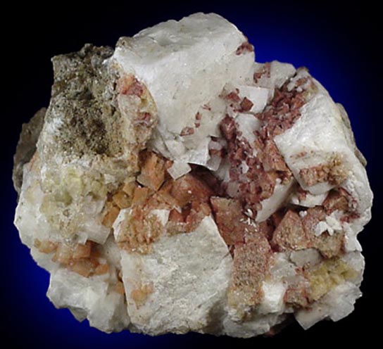 Chabazite on Apophyllite from Route 46 road cut, Little Falls, Passaic County, New Jersey