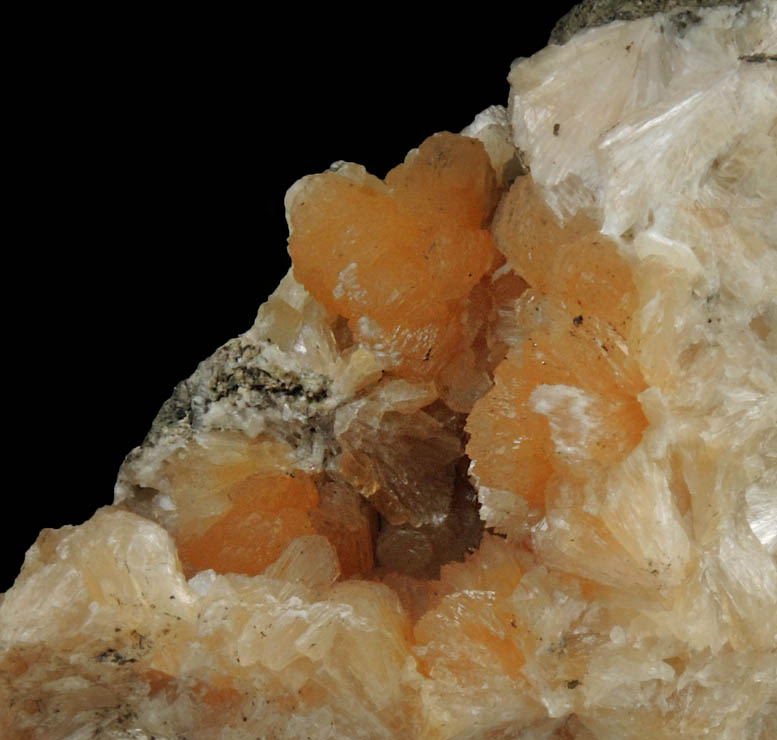 Stilbite from Moore's Station Quarry, 44 km northeast of Philadelphia, Mercer County, New Jersey