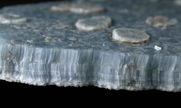 Celestine from Bell's Mill, Bellwood, Blair County, Pennsylvania (Type Locality for Celestine)