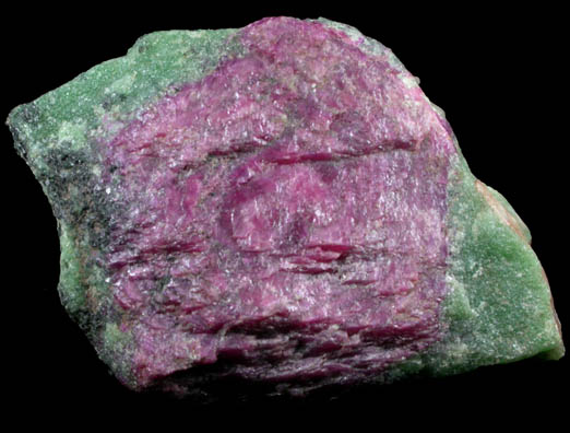 Corundum var. Ruby in Zoisite from Arusha, Tanzania