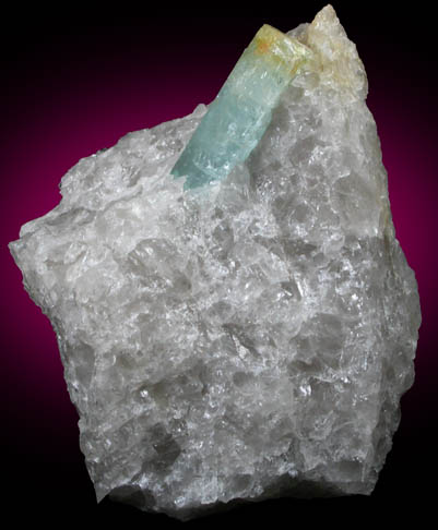 Beryl var. Aquamarine from Haddam, Middlesex County, Connecticut