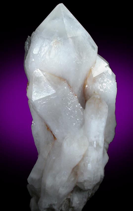 Quartz var. Milky Quartz Crystals from west flank of Long Hill, Haddam, Middlesex County, Connecticut