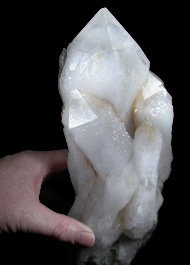 Quartz var. Milky Quartz Crystals from west flank of Long Hill, Haddam, Middlesex County, Connecticut