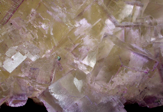 Fluorite with Chalcopyrite from (Annabel Lee Mine), Hardin County, Illinois
