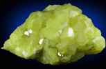 Sulfur from Cianciana, Agrigento Province, Sicily, Italy