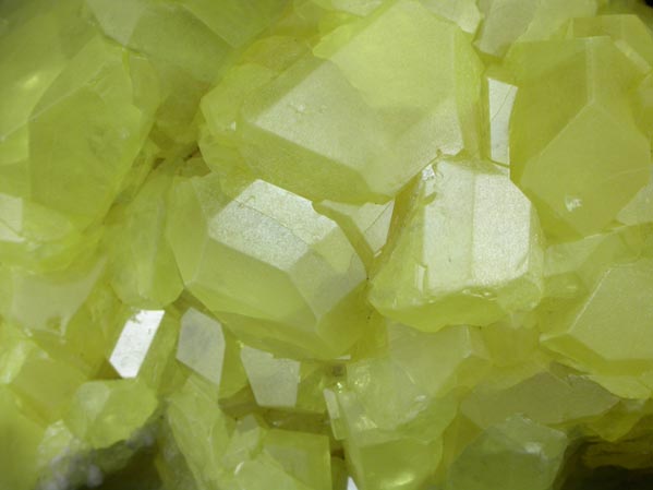 Sulfur from Cianciana, Agrigento Province, Sicily, Italy