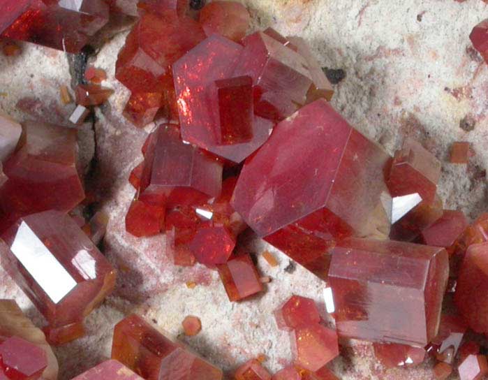 Vanadinite from Mibladen, Haute Moulouya Basin, Zeida-Aouli-Mibladen belt, Midelt Province, Morocco