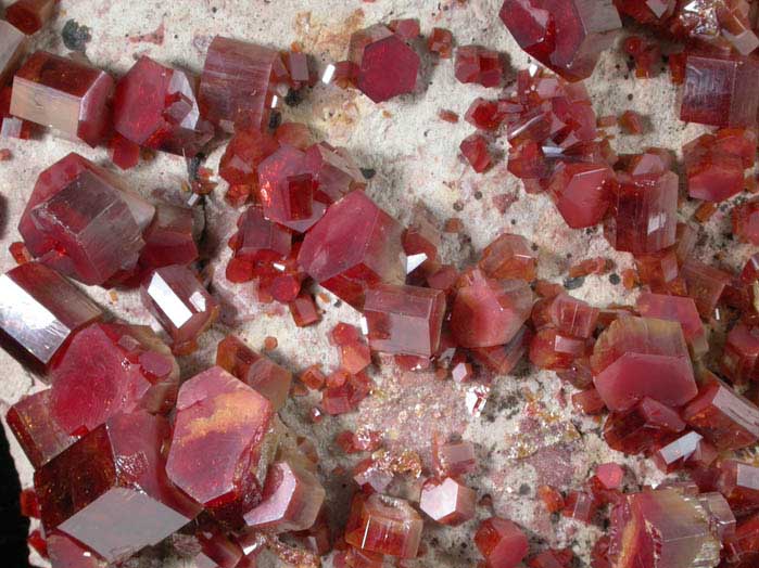 Vanadinite from Mibladen, Haute Moulouya Basin, Zeida-Aouli-Mibladen belt, Midelt Province, Morocco