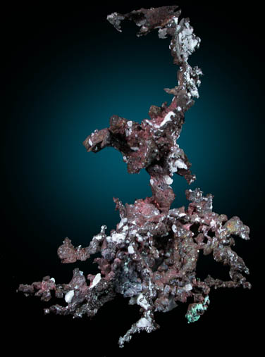 Copper (crystallized) from Ray Mine, Mineral Creek District, Pinal County, Arizona