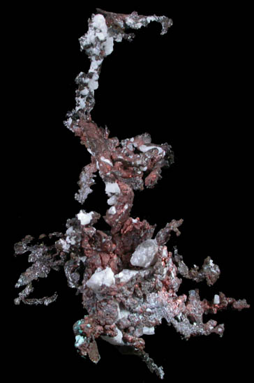 Copper (crystallized) from Ray Mine, Mineral Creek District, Pinal County, Arizona