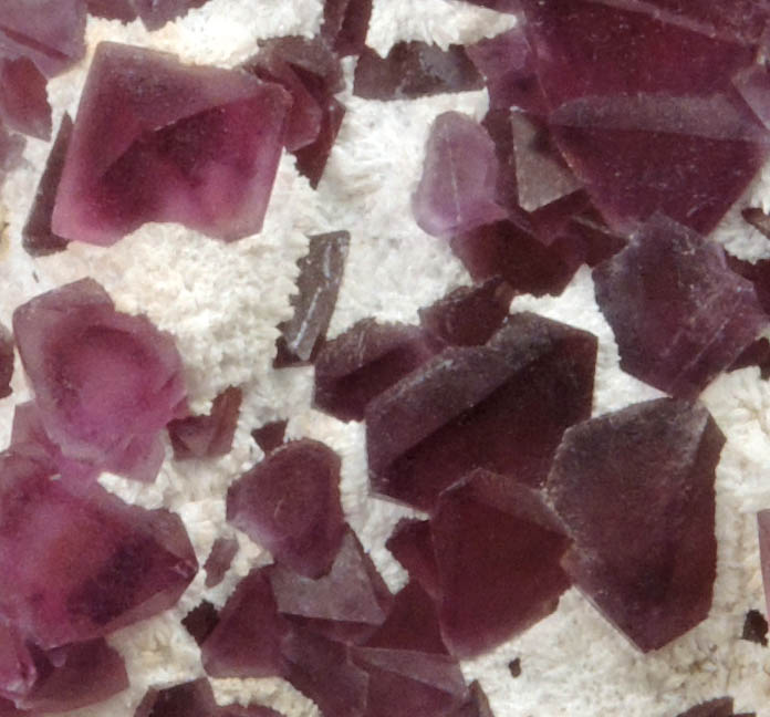 Fluorite on Quartz from Judith Lynn Claim, Pine Canyon, Grant County, New Mexico