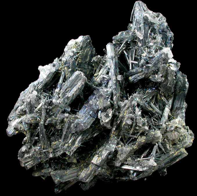 Stibnite from Xikuangshan, 12 km northeast of Lengshuijiang, Hunan Province, China