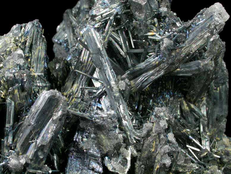 Stibnite from Xikuangshan, 12 km northeast of Lengshuijiang, Hunan Province, China