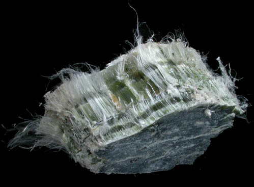 Clinochrysotile from Thetford Mines, Qubec, Canada