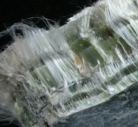 Clinochrysotile from Thetford Mines, Qubec, Canada