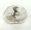 Diamond (0.51 carat polished slice with sector-zoned inclusions) from Zimbabwe