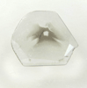 Diamond (0.27 carat polished slice with sector-zoned inclusions) from Zimbabwe