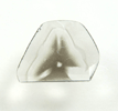 Diamond (0.24 carat polished slice with sector-zoned inclusions) from Zimbabwe