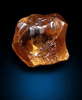 Diamond (1.32 carat fancy orange-brown asymmetric crystal) from Zvishavane, Zimbabwe