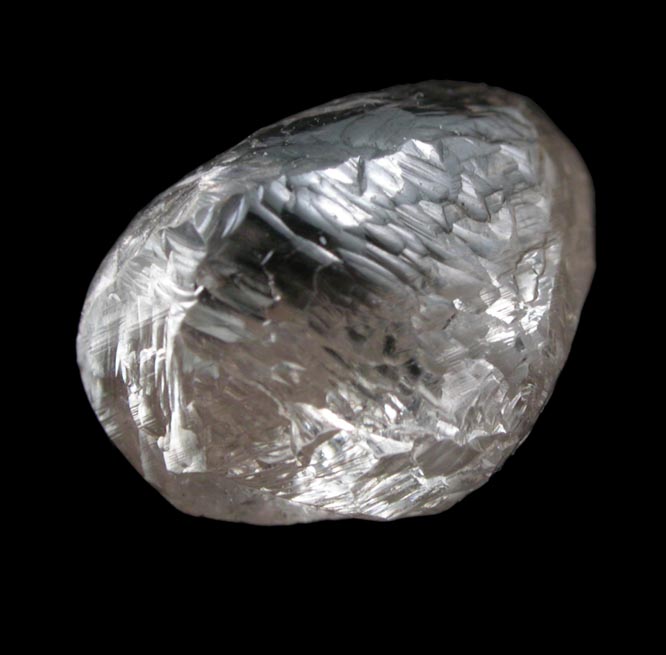 Diamond (2.89 carat gem-grade cuttable sherry-colored complex crystal) from Argyle Mine, Kimberley, Western Australia, Australia