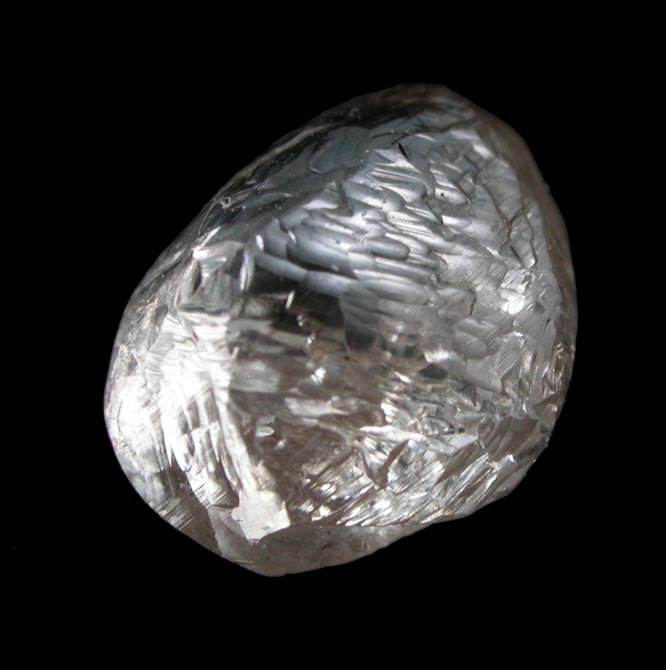 Diamond (2.89 carat gem-grade cuttable sherry-colored complex crystal) from Argyle Mine, Kimberley, Western Australia, Australia