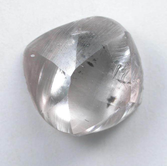 Diamond (1.83 carat brown flattened lens-shaped crystal) from Jwaneng Mine, Naledi River Valley, Botswana