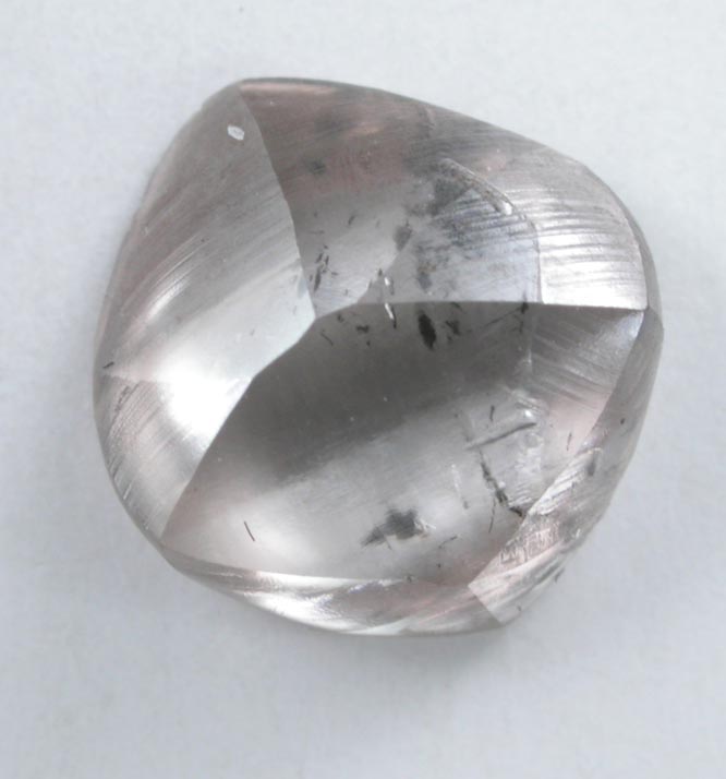 Diamond (1.83 carat brown flattened lens-shaped crystal) from Jwaneng Mine, Naledi River Valley, Botswana