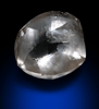 Diamond (2.24 carat cuttable pinkish-gray complex crystal) from Jwaneng Mine, Naledi River Valley, Botswana