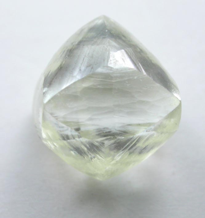 Diamond (1.74 carat cuttable yellow dodecahedral crystal) from Catoca Mine, Lunda Norte, Angola