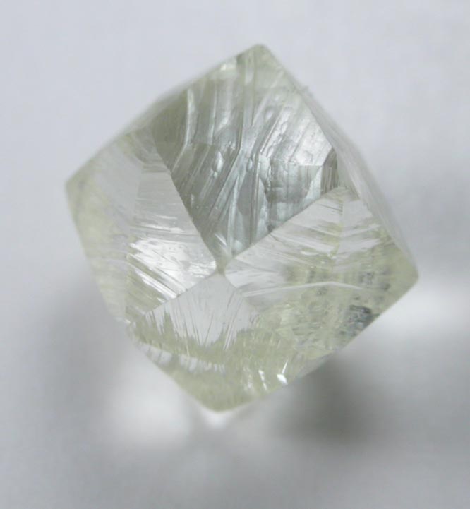 Diamond (1.75 carat cuttable yellow dodecahedral crystal) from Catoca Mine, Lunda Norte, Angola